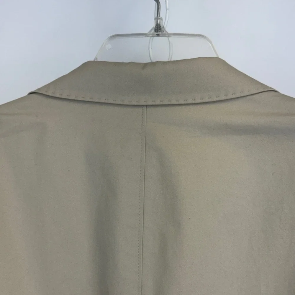 Flynt Bourne Mens 42R Blazer Tan Khaki 100%‎ Cotton 2 Button Sport Coat Jacket